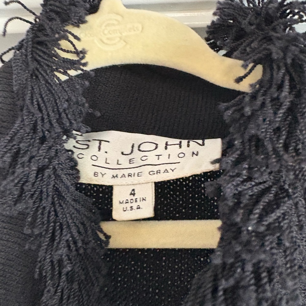 Vintage St. John Rockstar Fringe Jacket - Picture 3 of 3